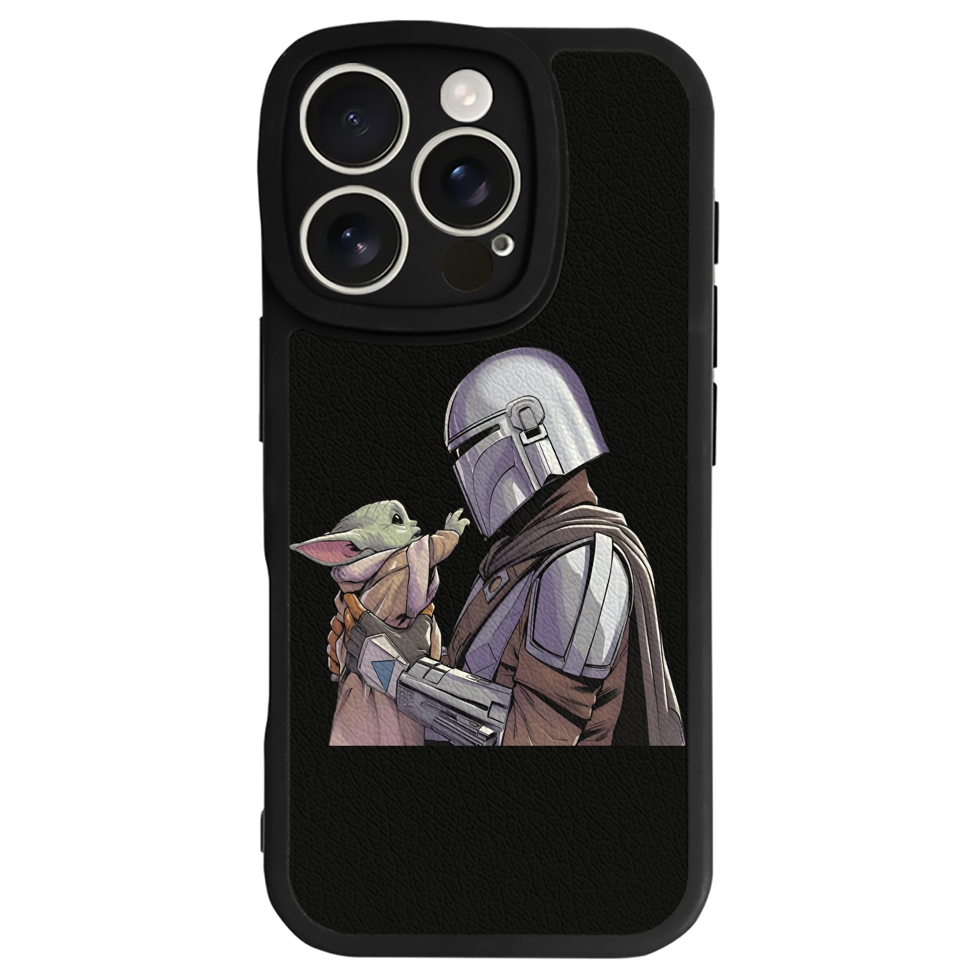 （画像用） スター・ウォーズ Star Wars 【iPhone 16シリーズ対応】シリコンスマホケース（レザー調） 材質：シリコン